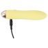 Cuties Mini Jaune - vibromasseur en silicone rechargeable