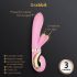 G-Vibe GRabbit - vibromasseur point G avec batterie rechargeable, 3 moteurs (rose)