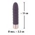 You2Toys Diamant Élégant - vibromasseur rechargeable (violet foncé)