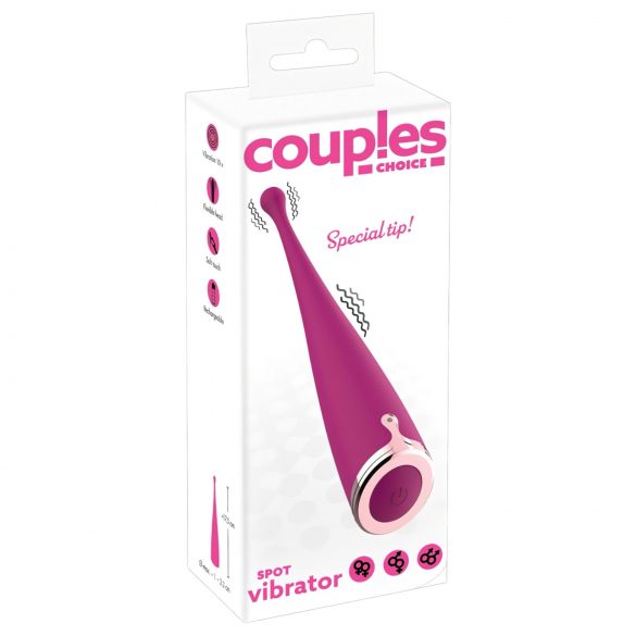 Couples Choice - vibromasseur clitoridien rechargeable (rose)