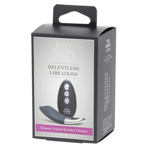 Les Cinquante Nuances de Grey Relentless - Vibromasseur pour clitoris (noir-argent)