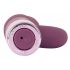 Vibromasseur G-spot avec stimulateur clitoridien rechargeable - Violet