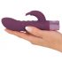 Vibromasseur G-spot avec stimulateur clitoridien rechargeable - Violet