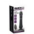 Black Velvet - vibromasseur anal à pousser rechargeable (noir)