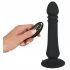 Black Velvet - vibromasseur anal à pousser rechargeable (noir)