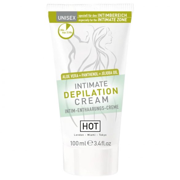 HOT Intimate - crème dépilatoire intime avec spatule (100 ml)