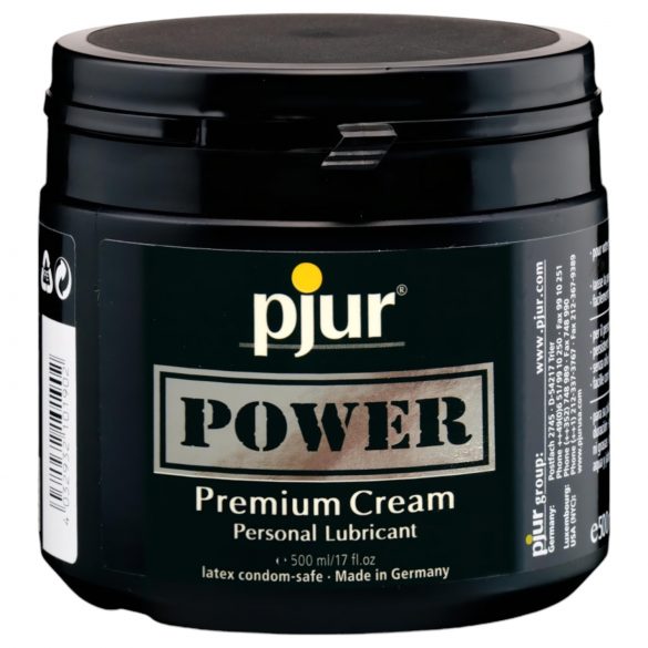 Pjur Power - crème lubrifiante premium (500ml)