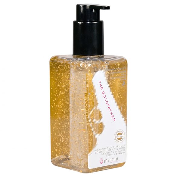 Lubrifiant électro-sexe mystim - or 23k (250ml)