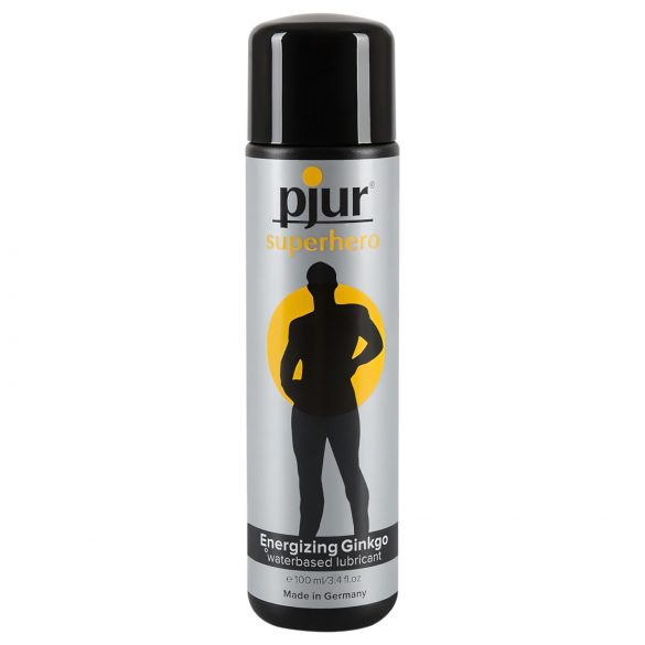 pjur superhero - lubrifiant énergisant pour hommes (100ml)