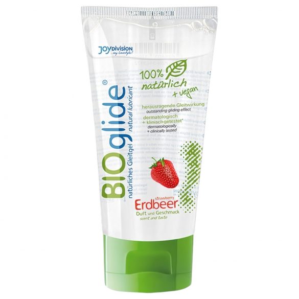 BIOglide - Lubrifiant à base d'eau - Fraise (80 ml)