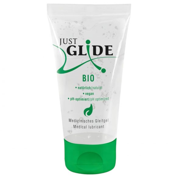 Just Glide Bio - Lubrifiant vegan à base d'eau (50 ml)