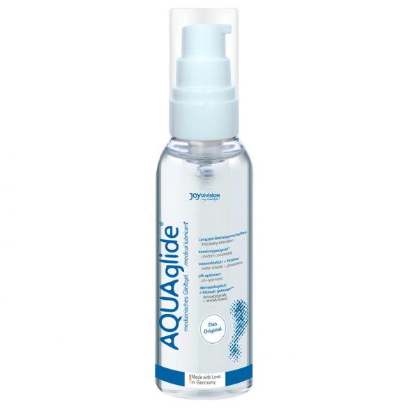 AQUAglide - lubrifiant à base d'eau avec pompe (75 ml)