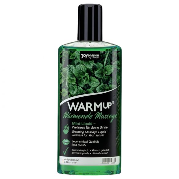 JoyDivision WARMup - Huile de Massage Chauffante - Menthe (150ml)