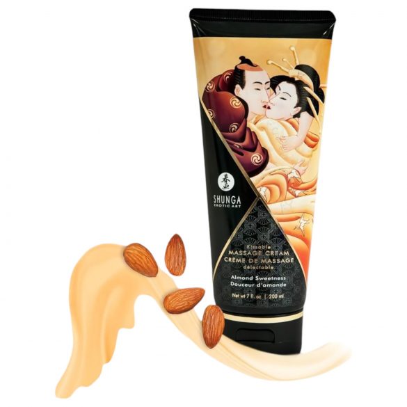 Shunga - Crème de massage - Amande douce (200ml)