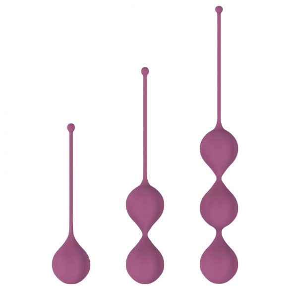 Cotoxo Belle - Ensemble de 3 boules de geisha (violet)