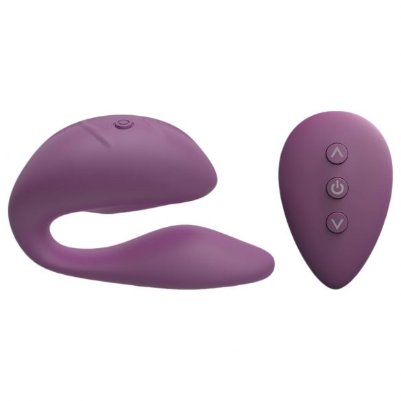 Cotoxo Cupidon 2 - vibromasseur couple rechargeable télécommandé (violet)