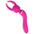 Lonely - Massager et vibromasseur point G 2 en 1 à tête interchangeable (rose)