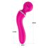 Lonely - Massager et vibromasseur point G 2 en 1 à tête interchangeable (rose)