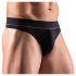 Svenjoyment - String homme en coton bio confortable (noir)