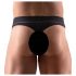 Svenjoyment - String homme en coton bio confortable (noir)