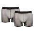 Svenjoyment - ensemble de boxers transparents - noir (2 pièces) S-L