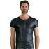 T-shirt noir NEK - homme, manches courtes, effet mat