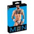 Svenjoyment - Ensemble de string de serveur pour hommes (noir-blanc) - M