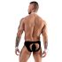 Svenjoyment - Ensemble de string de serveur pour hommes (noir-blanc) - M