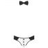 Svenjoyment - Ensemble de string de serveur pour hommes (noir-blanc) - M