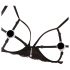 Abierta Fina - ensemble de soutien-gorge en dentelle scintillante (noir) - L