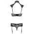 Cottelli - ensemble de soutien-gorge en dentelle à col (noir)