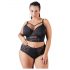 Cottelli Plus Size - soutien-gorge à bretelles en dentelle (noir)