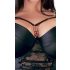 Cottelli Plus Size - soutien-gorge à bretelles en dentelle (noir)