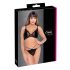 Cottelli - Ensemble soutien-gorge transparent avec dentelle (noir)