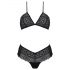 Passion Eco Kerria - ensemble bikini en dentelle (noir)