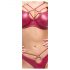 Cottelli Party - ensemble soutien-gorge effet brillant (rouge)