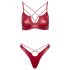 Cottelli Party - ensemble soutien-gorge effet brillant (rouge)