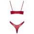 Cottelli Party - ensemble soutien-gorge effet brillant (rouge)