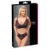 Cottelli Curves Grande Taille - Ensemble de Soutien-Gorge Transparent (Violet)