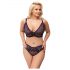 Cottelli Curves Grande Taille - Ensemble de Soutien-Gorge Transparent (Violet)