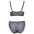 Cottelli Curves Grande Taille - Ensemble de Soutien-Gorge Transparent (Violet)