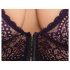 Cottelli Curves Grande Taille - Ensemble de Soutien-Gorge Transparent (Violet) - 2XL