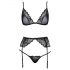 Kissable - ensemble de lingerie (noir)