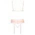 Kissable - ensemble de lingerie en dentelle (rose)