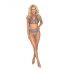 Kissable - ensemble de lingerie en dentelle (violet) - L/XL