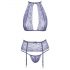 Kissable - ensemble de lingerie en dentelle (violet) - L/XL