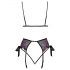 Embrassable - Ensemble de soutien-gorge brodé rose-lilas (noir)