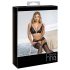 Abierta Fina - ensemble soutien-gorge ouvert en dentelle (noir)