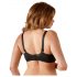 Cottelli Plus Size - soutien-gorge à balconnet (noir)