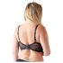 Cottelli Plus Size - soutien-gorge à bretelles et anneau (noir) - 95D